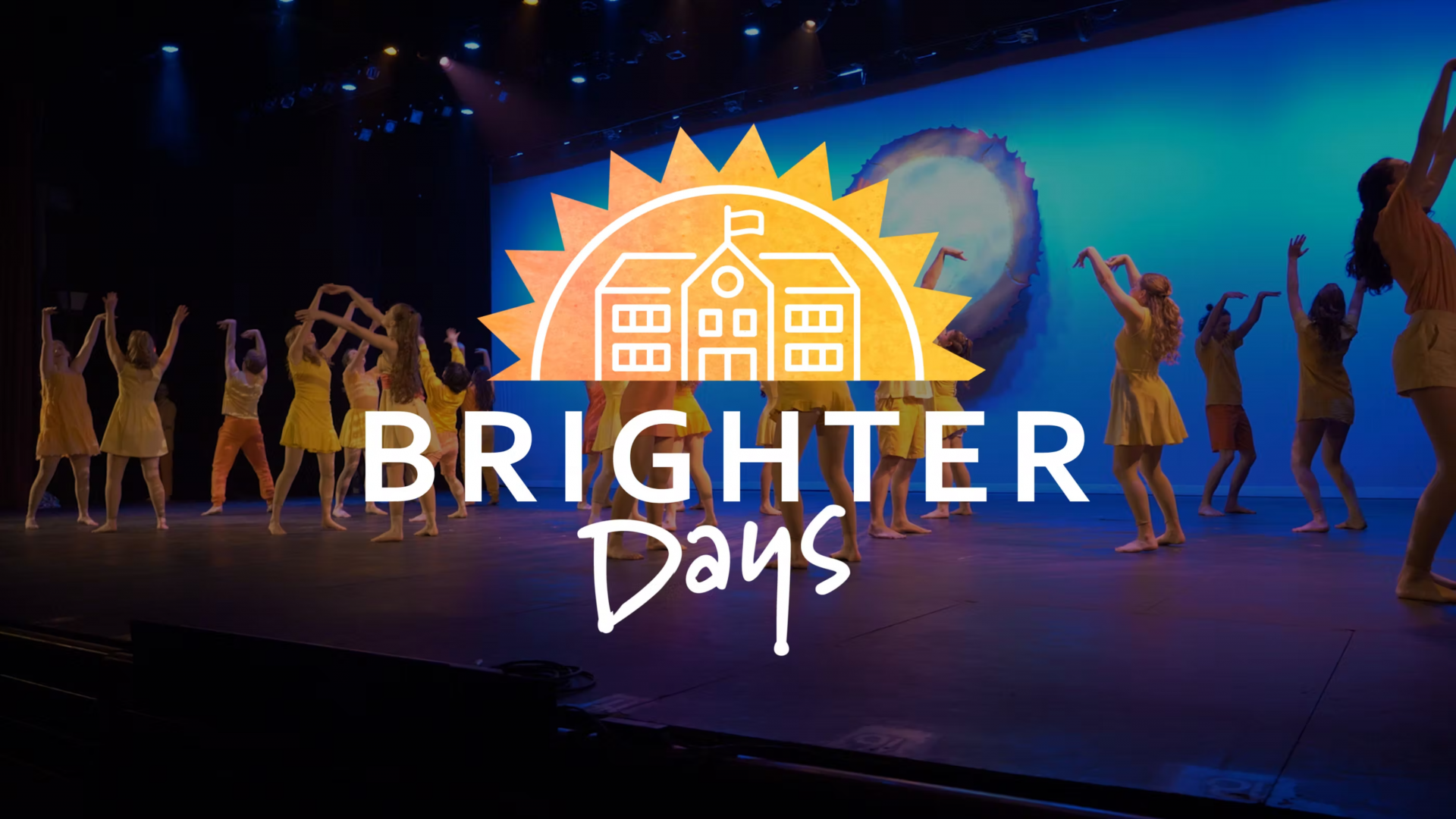 Brighter Days logo over screenshot