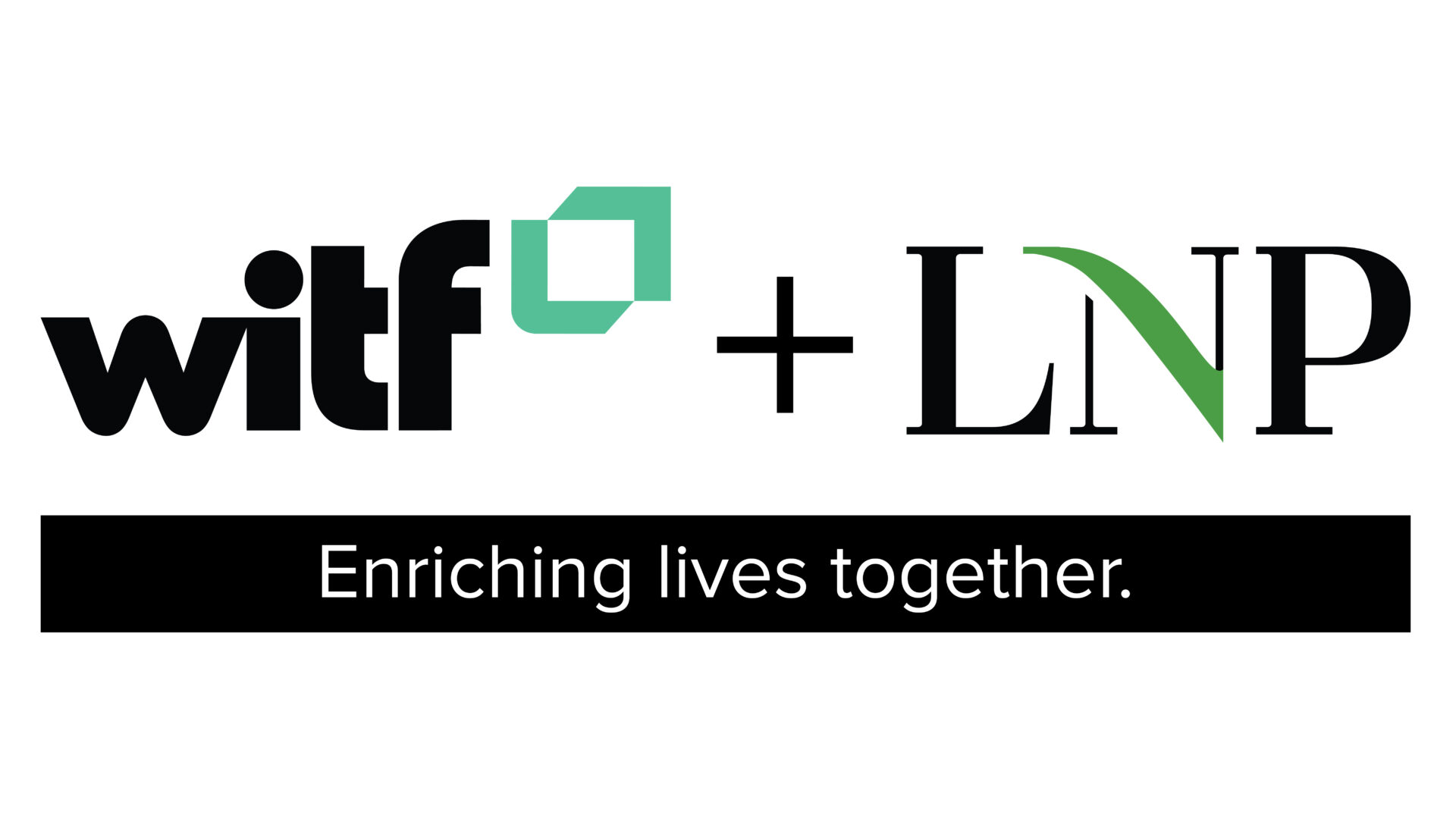 WITF and LNP logos with the tagling "enriching lives together"