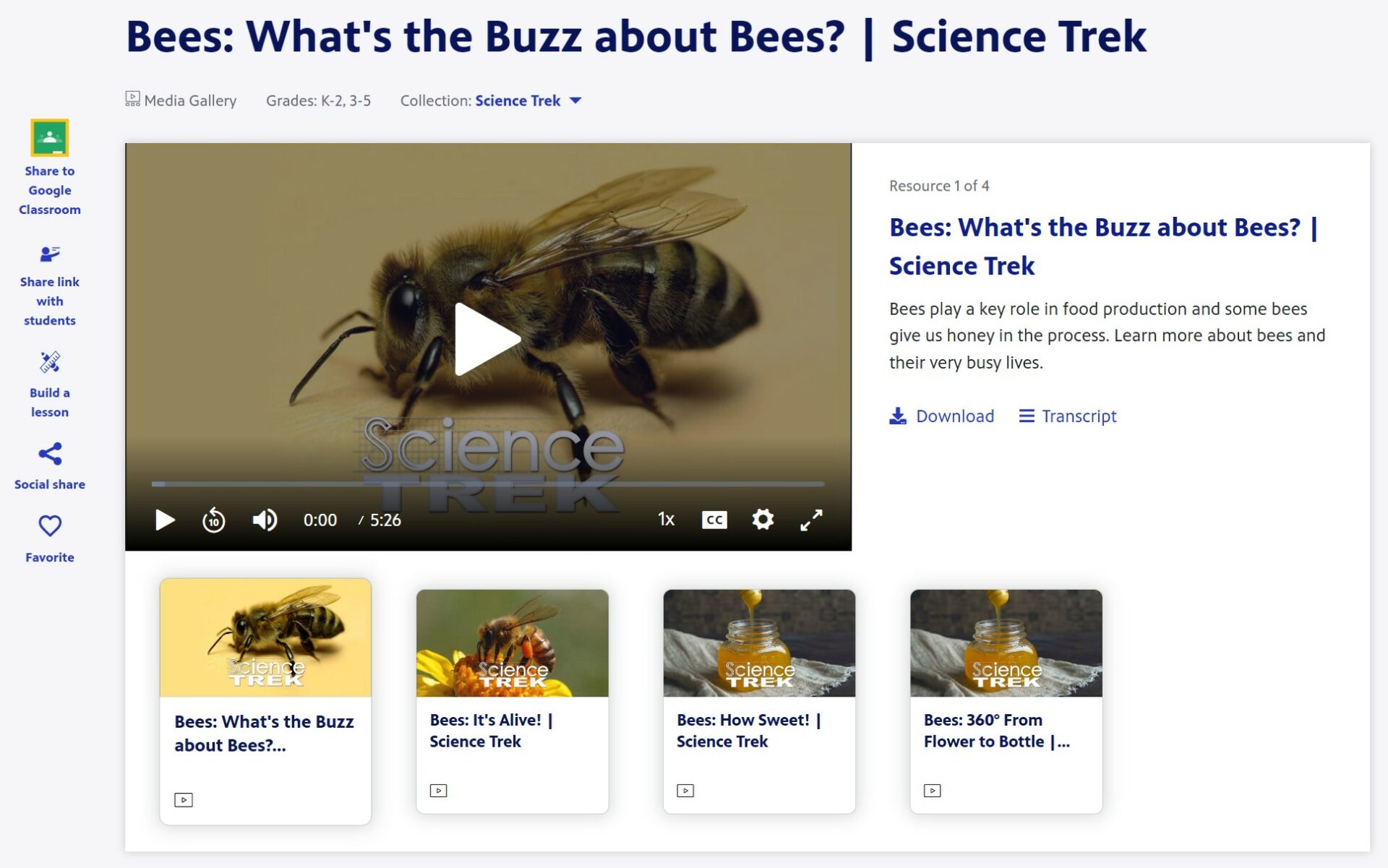 Bees: What's the Buzz about Bees? | Science Trek | PBS LearningMedia
