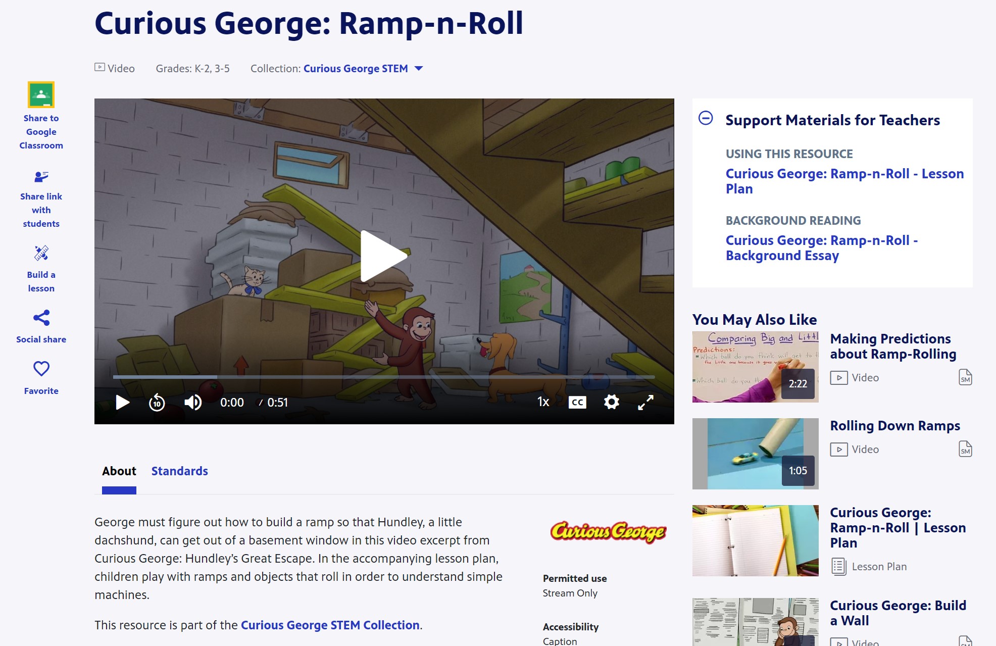 Curious George: Ramp-n-Roll