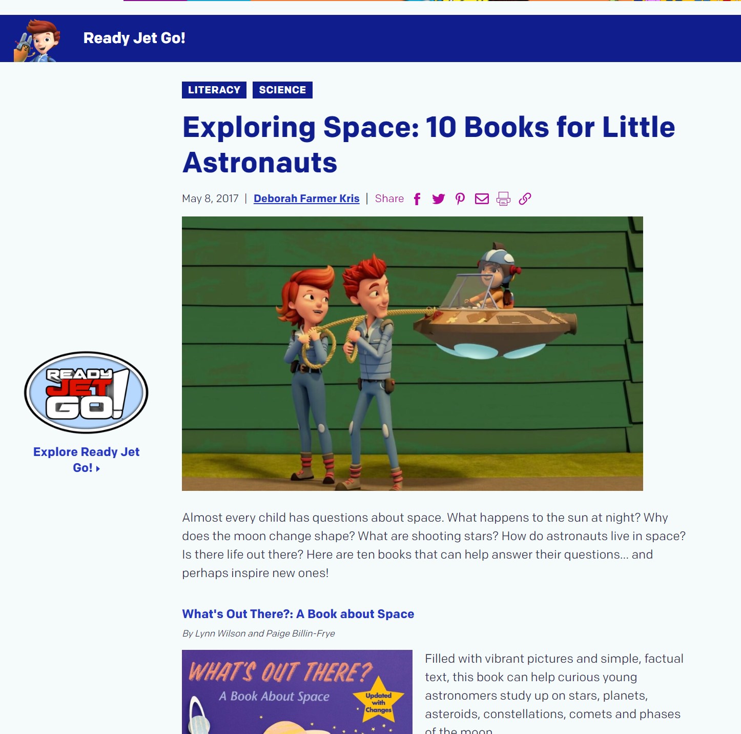 Exploring Space: 10 Books for Little Astronauts