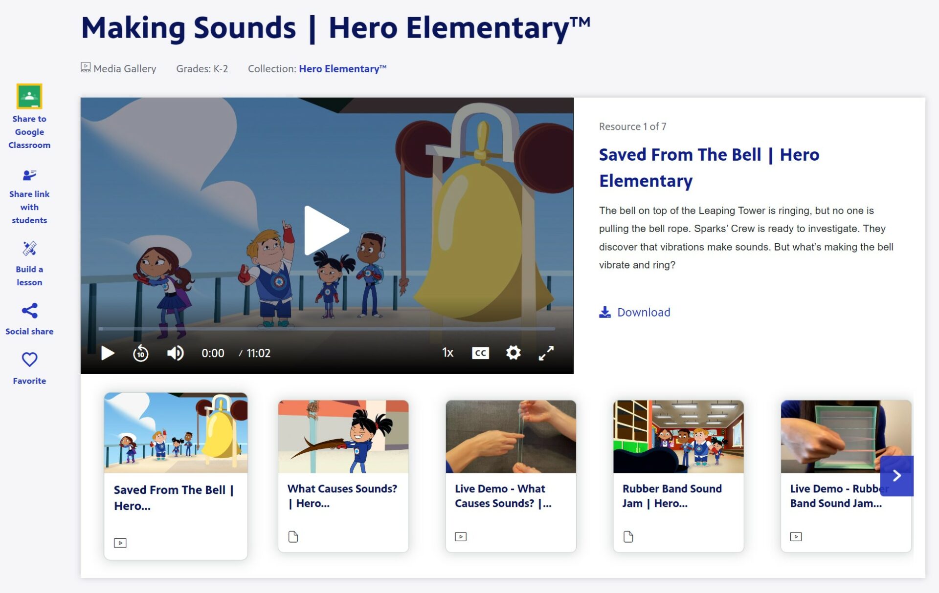 Making Sounds | Hero Elementary™ | PBS LearningMedia