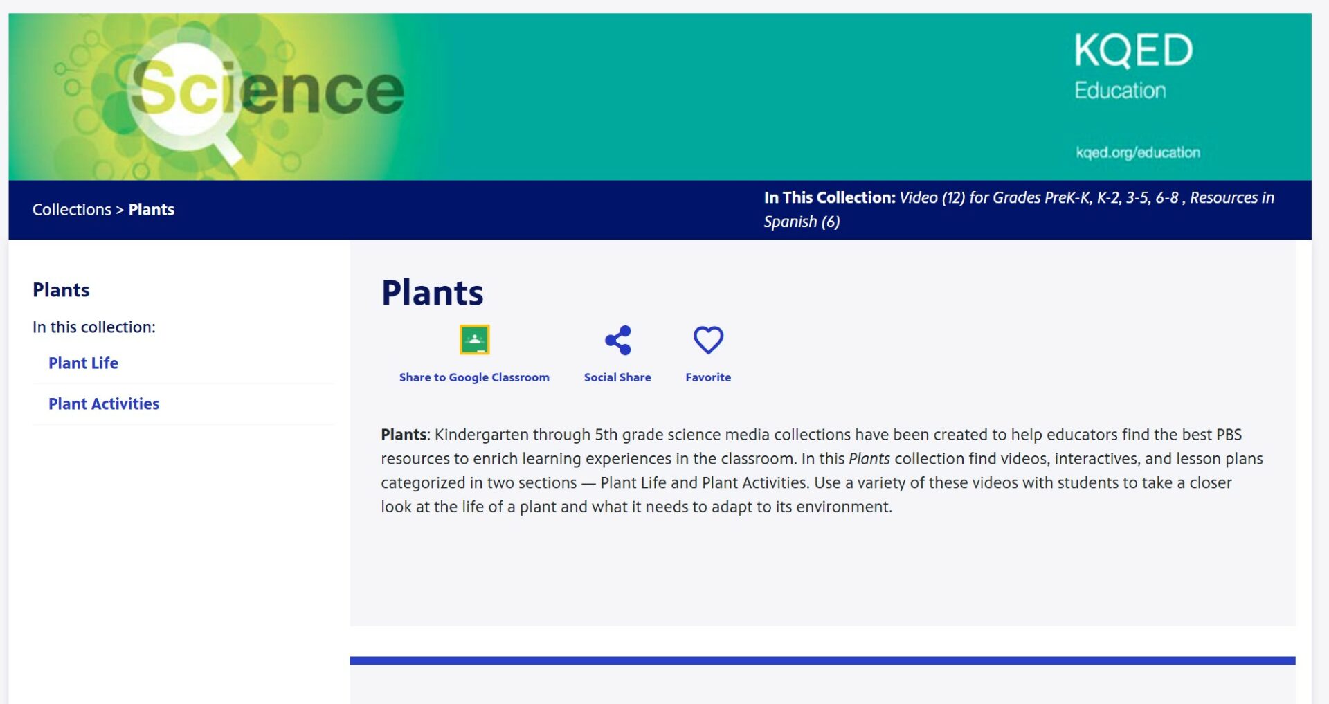 Plants | Plants | PBS LearningMedia